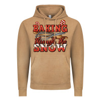 Vintage Camel baking through the snow christmas Vintage Hoodie - Jasminsmagicworld