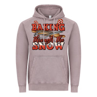 Vintage Zinc baking through the snow christmas Vintage Hoodie - Jasminsmagicworld