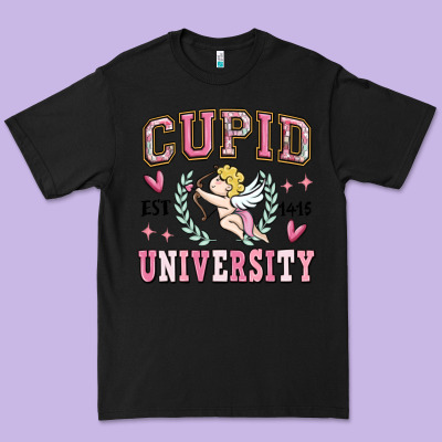 Cupid University Premium Tee Designed By Maliassmallbusiness