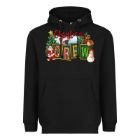 Black Christmas Crew Heavyweight Hoodie - FaDigitalArtStudio