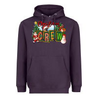 Plum Christmas Crew Heavyweight Hoodie - FaDigitalArtStudio