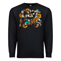 Black Cat  Mama Premium Sweatshirt - FaDigitalArtStudio