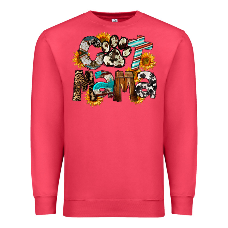 Cat  Mama Premium Sweatshirt by FaDigitalArtStudio | Teevron