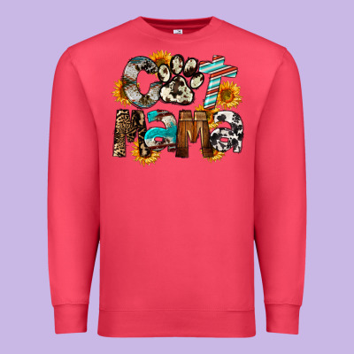 Cat  Mama Premium Sweatshirt Designed By Fadigitalartstudio
