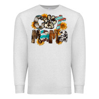 Oatmeal Heather Cat  Mama Premium Sweatshirt - FaDigitalArtStudio