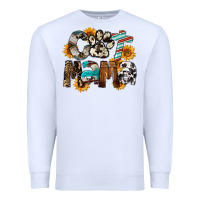 White Cat  Mama Premium Sweatshirt - FaDigitalArtStudio