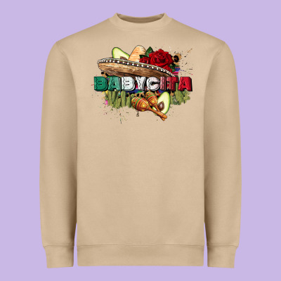 Babycita Cinco De Mayo Heavyweight Sweatshirt Designed By Cowgirlartshop