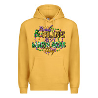 Mustard Beads and bling it's' a Mardi Gras thing Premium Hoodie - FaDigitalArtStudio