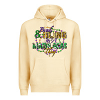 Pina Colada Beads and bling it's' a Mardi Gras thing Premium Hoodie - FaDigitalArtStudio