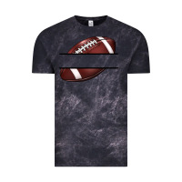 Cloud Black football name frame Vintage Tee - BarkalooDesign