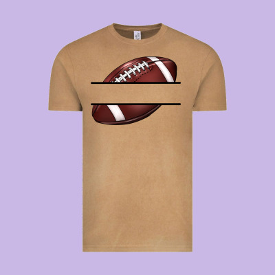 Football Name Frame Vintage Tee Designed By Barkaloodesign