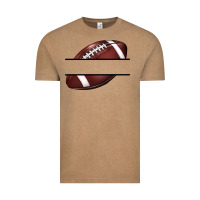 Vintage Coffee football name frame Vintage Tee - BarkalooDesign