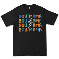 Black boy mama lightning bolt Premium Tee - MaliasSmallBusiness