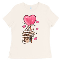 Bone skeleton hand with sugar valentines day Ladies Tee - MaliasSmallBusiness