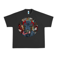 Pigment Black Black Angus Calf Christmas Urban Heavy Tee - RanaPortraitStore