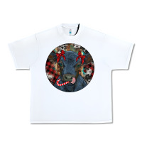 White Black Angus Calf Christmas Urban Heavy Tee - RanaPortraitStore