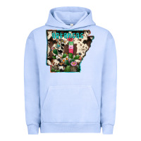 Pigment Grape Ice arkansas map Urban Hoodie - RacoonDesign