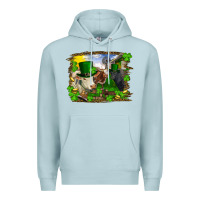 Blue Mist St patrick's day cows Premium Hoodie - RanaPortraitStore