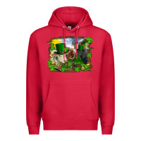 Cardinal St patrick's day cows Premium Hoodie - RanaPortraitStore