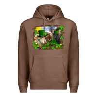 Chestnut St patrick's day cows Premium Hoodie - RanaPortraitStore