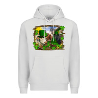Dove Grey St patrick's day cows Premium Hoodie - RanaPortraitStore