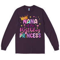 Plum nana of the birthday princess Long Sleeve Tee - NancyCooperArtShop