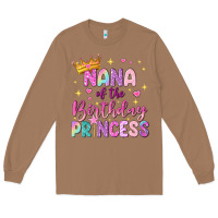 Toasted Coconut nana of the birthday princess Long Sleeve Tee - NancyCooperArtShop