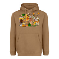 Toasted Coconut Honey Bee Coffee Cups Heavyweight Hoodie - FaDigitalArtStudio