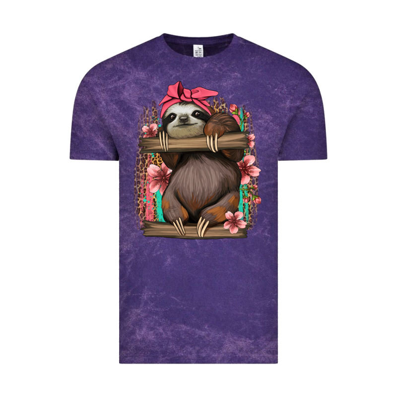 Cute Floral Baby Sloth Vintage Tee by Jasminsmagicworld | Teevron