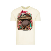 Vintage Arctic cute floral baby sloth Vintage Tee - Jasminsmagicworld