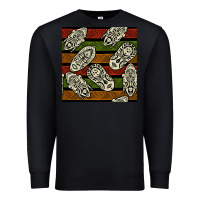 Black african mask seamless pattern Premium Sweatshirt - BundleAndBundleShop
