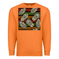 Carrot african mask seamless pattern Premium Sweatshirt - BundleAndBundleShop