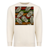 Sandshell african mask seamless pattern Premium Sweatshirt - BundleAndBundleShop