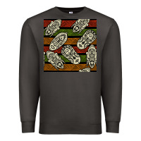 Smoke african mask seamless pattern Premium Sweatshirt - BundleAndBundleShop