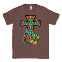 Chestnut aztec cactus cross Classic Tee - JahusDesignShop