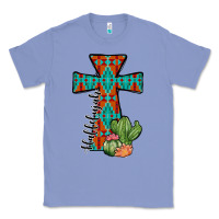 Colony Blue aztec cactus cross Classic Tee - JahusDesignShop