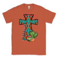 Copper aztec cactus cross Classic Tee - JahusDesignShop