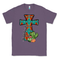 Lavender aztec cactus cross Classic Tee - JahusDesignShop