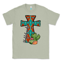 Matcha aztec cactus cross Classic Tee - JahusDesignShop