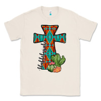 Natural aztec cactus cross Classic Tee - JahusDesignShop