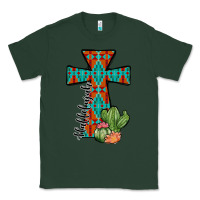 Sports Green aztec cactus cross Classic Tee - JahusDesignShop