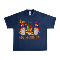Navy love gnomes no bounds Urban Heavy Tee - JahusDesignShop