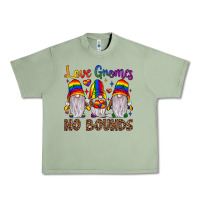 Oil Green love gnomes no bounds Urban Heavy Tee - JahusDesignShop