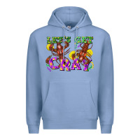 Colony Blue Let's get cray Premium Hoodie - FaDigitalArtStudio