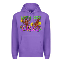 Purple Let's get cray Premium Hoodie - FaDigitalArtStudio