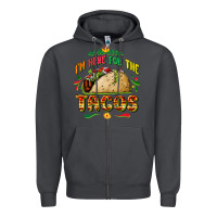 Smoke I'm here for the tacos Zipper Hoodie - FaDigitalArtStudio