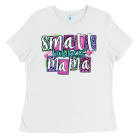 White small business mama Ladies Tee - MaliasSmallBusiness