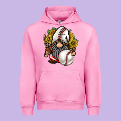 Baseball Gnome Urban Hoodie Designed By Racoondesign