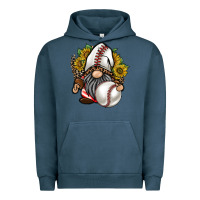 Pigment Midnight Navy baseball gnome Urban Hoodie - RacoonDesign