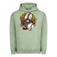 Pigment Oil Green baseball gnome Urban Hoodie - RacoonDesign